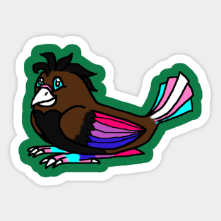 Bisexual Pride Bird Sticker